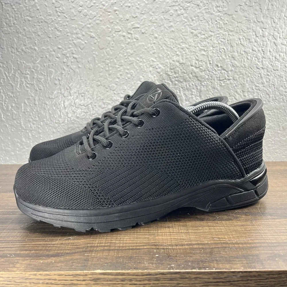 Zeba Hands Free Slip On Men's Black Walking Shoes - Men's Size 9.5